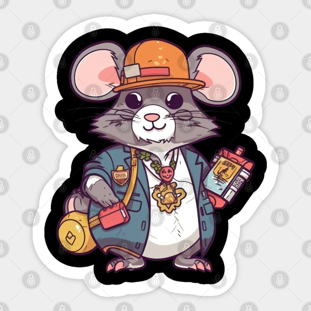 Taking care of our little buddy with his medicine Sticker by Pixel Poetry